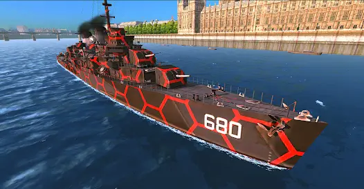 Battle of Warships Mod APK all ships Unlocked